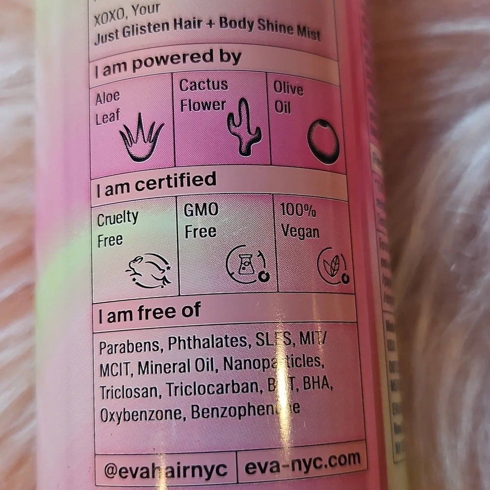 🆕️Eva NYC ✨️Just Glisten ✨️Hair and Body Shine Mist